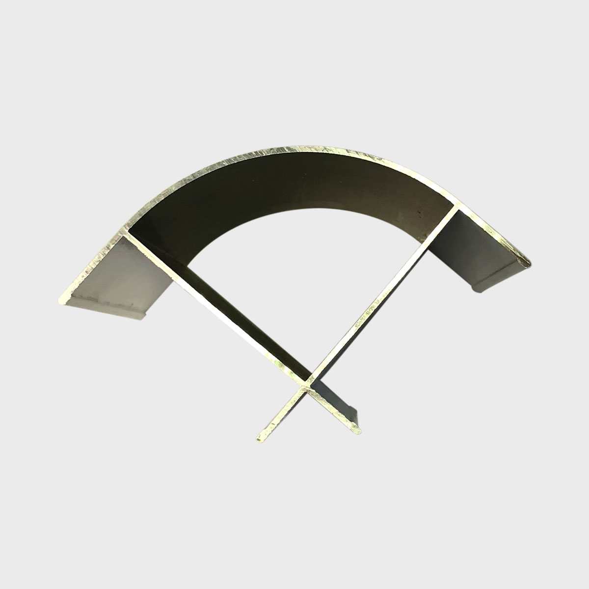 Corner Booth x 6.1m (PCW) — Aluminium Fittings