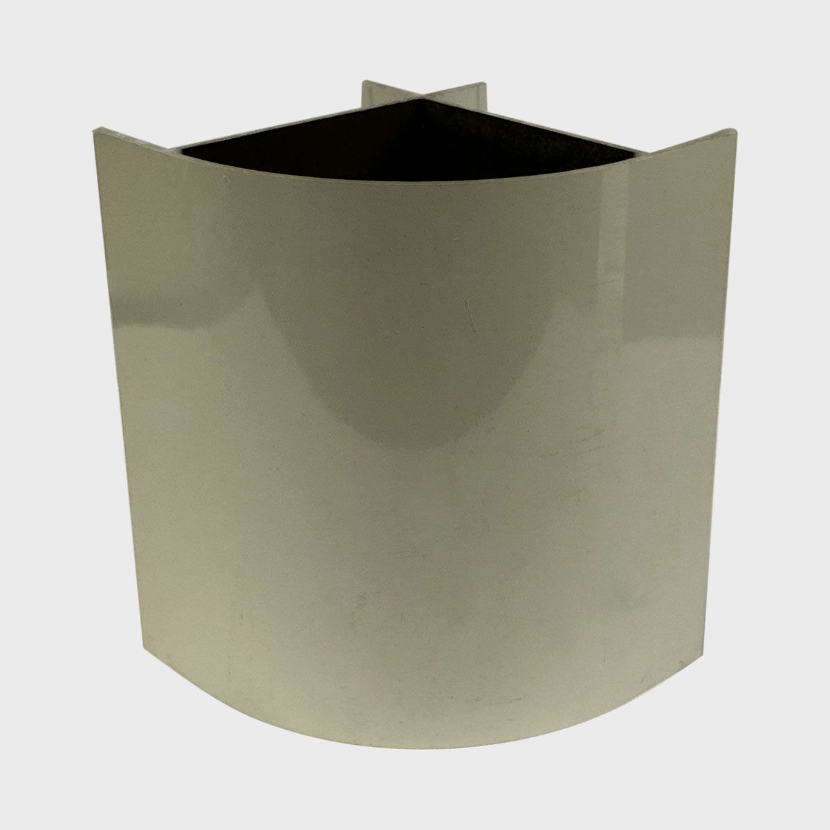 Corner Booth x 6.1m (PCW) — Aluminium Fittings