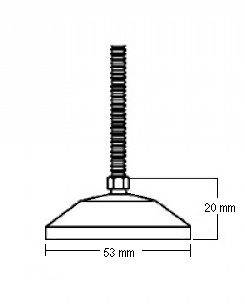 Footmounting Bracket — Aluminium Profile
