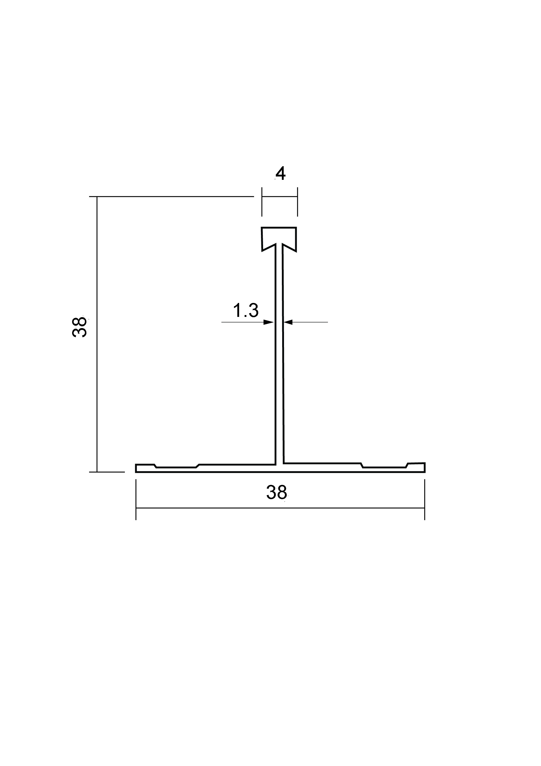 38mm Non-Walkable Ceiling Grid — Ceiling Grid System