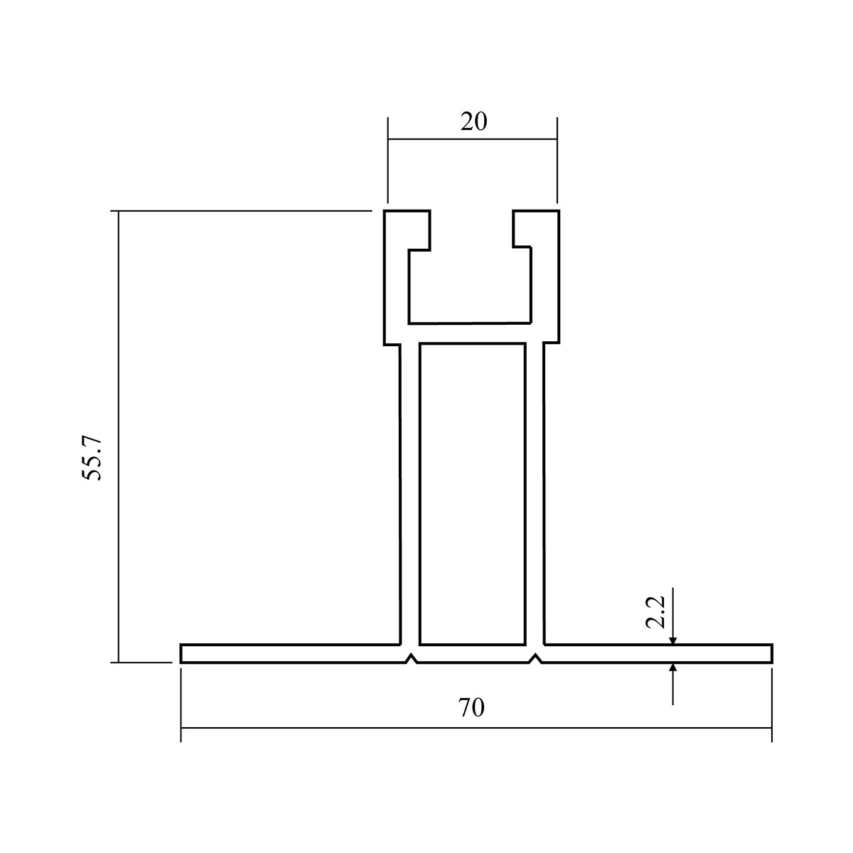 70mm Walkable Ceiling Grid Drawing — Ceiling Grid System