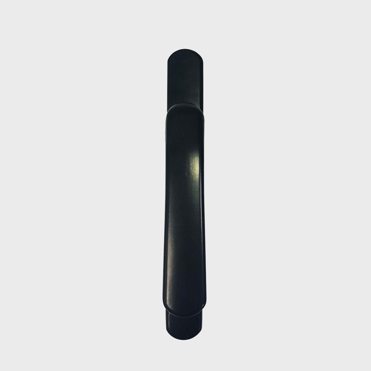 CPS Aluminium Lever Handle (Black Colour) with Backplate (CPS LH400B) — Door & Window Systems