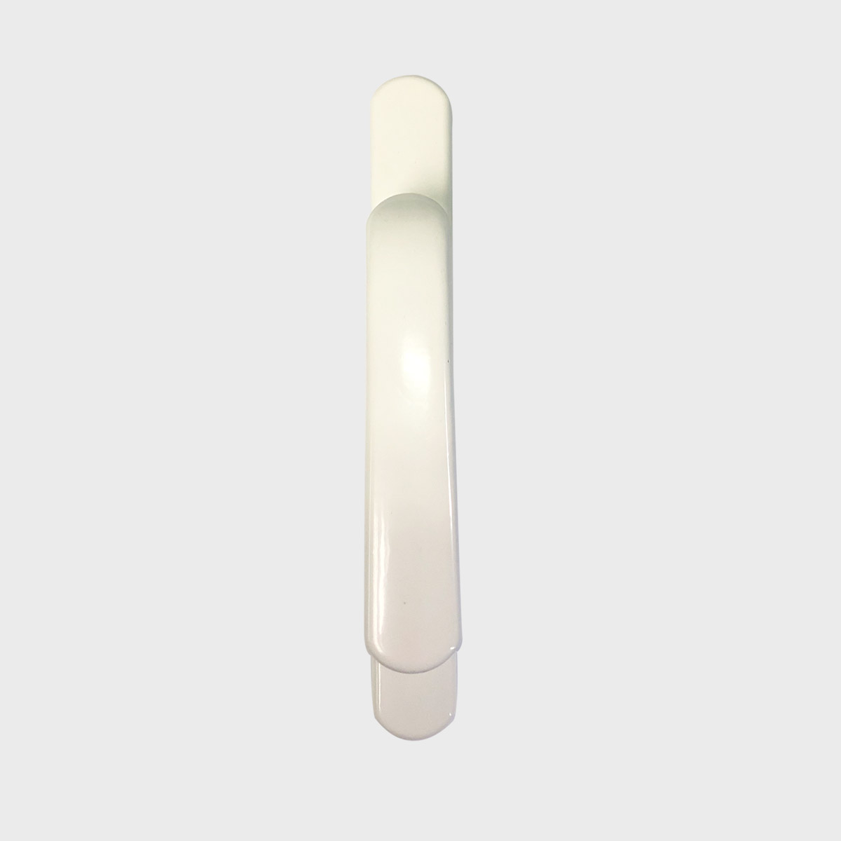 CPS Aluminium Lever Handle (White Colour) with Backplate (CPS LH400W) — Door & Window Systems