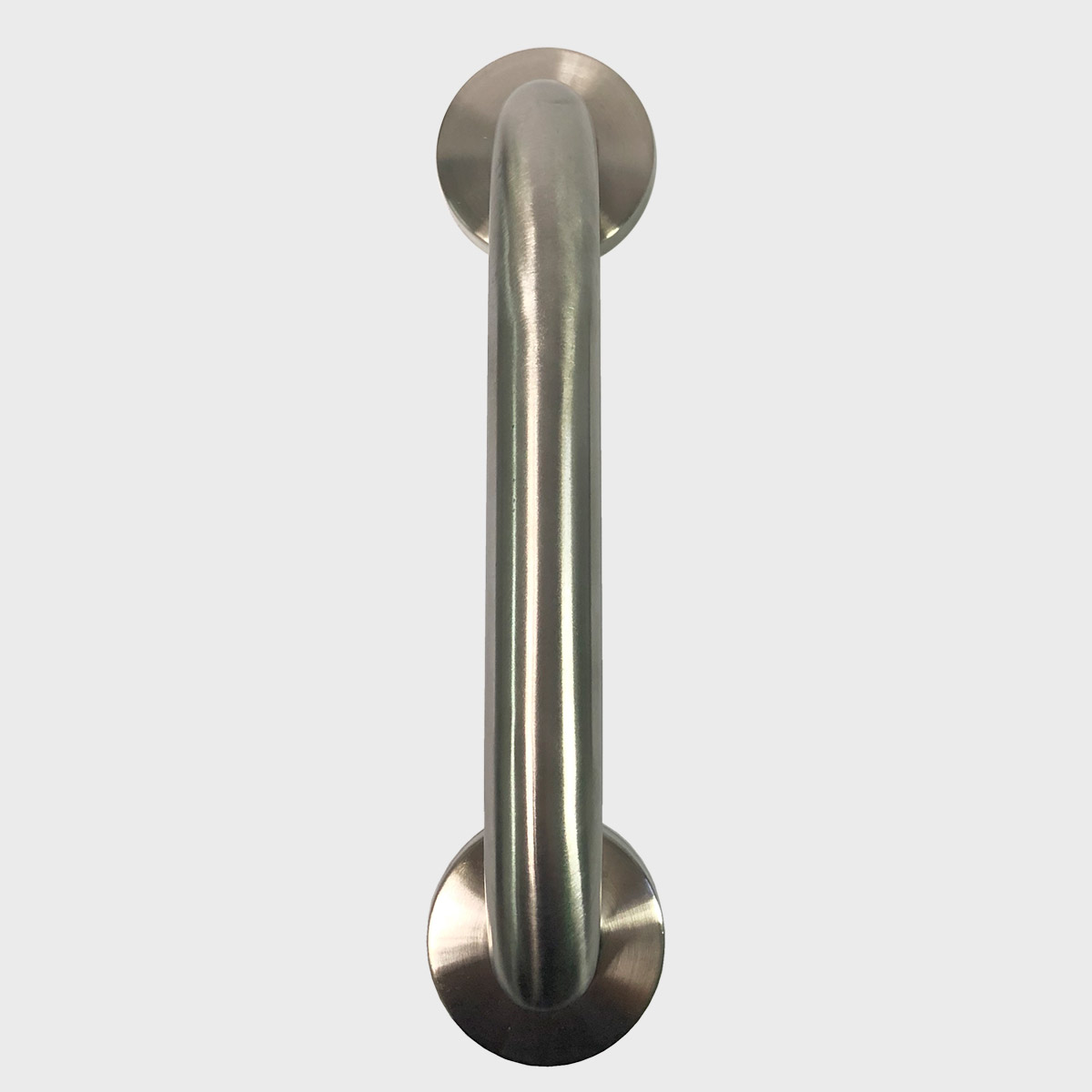 CPS Stainless Steel ‘D’ Pull Handle with rose (CPS PH100) — Door & Window Systems