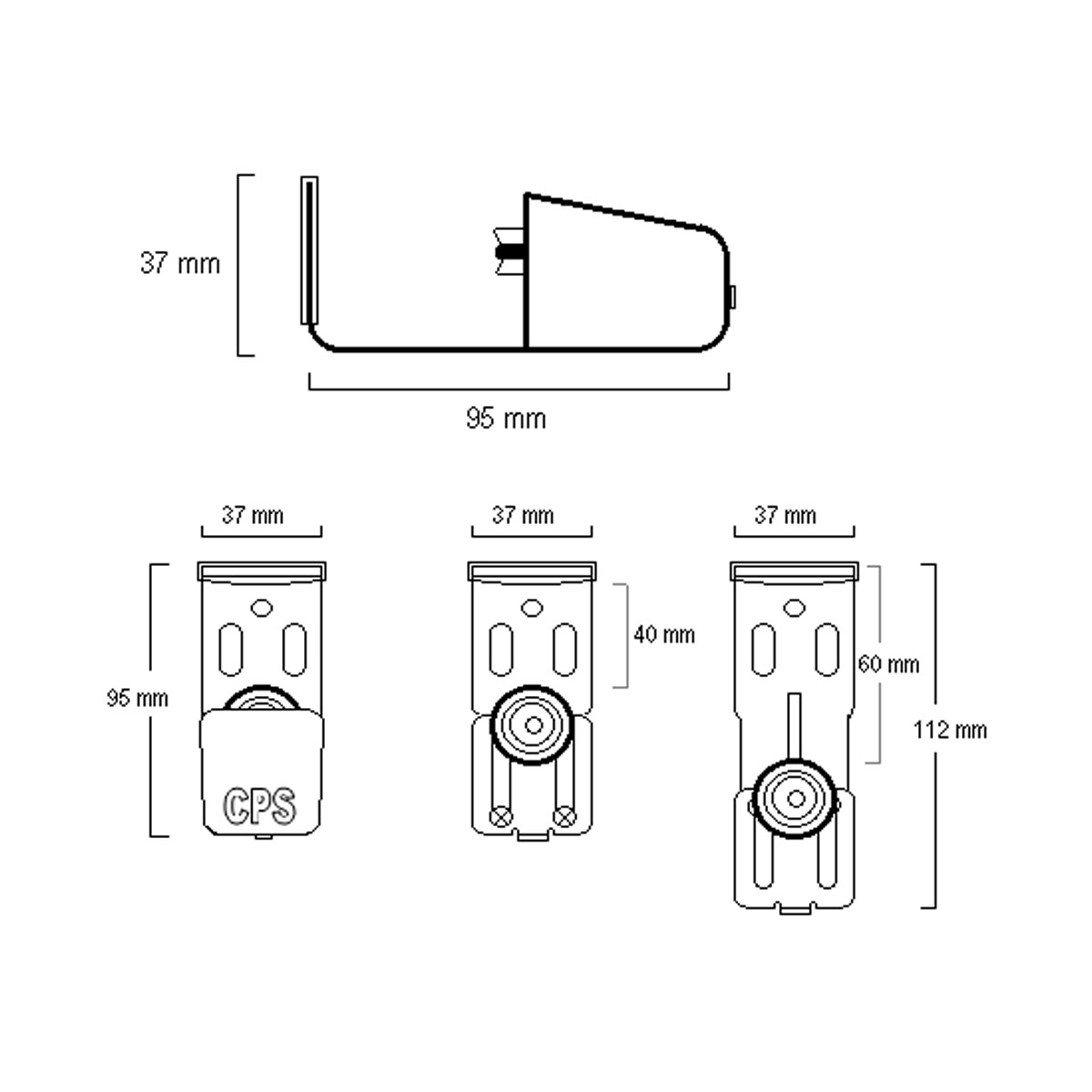 Floor Guide (CPS FG100) Drawing — Door & Window Systems