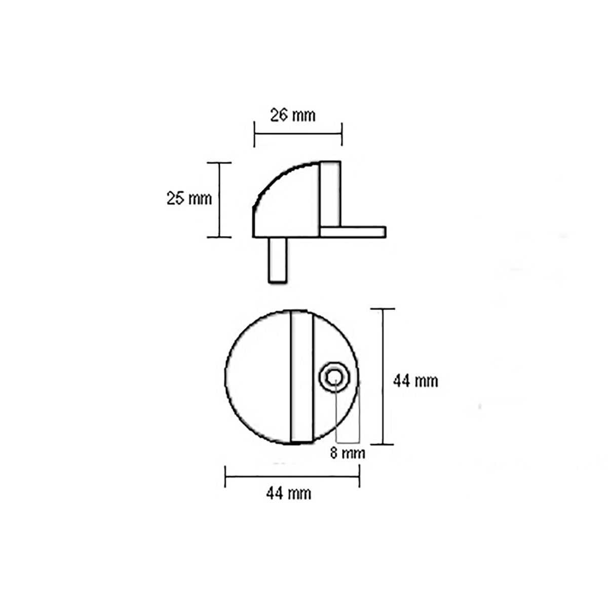 Stopper (CPS ST100) Drawing — Door & Window Systems